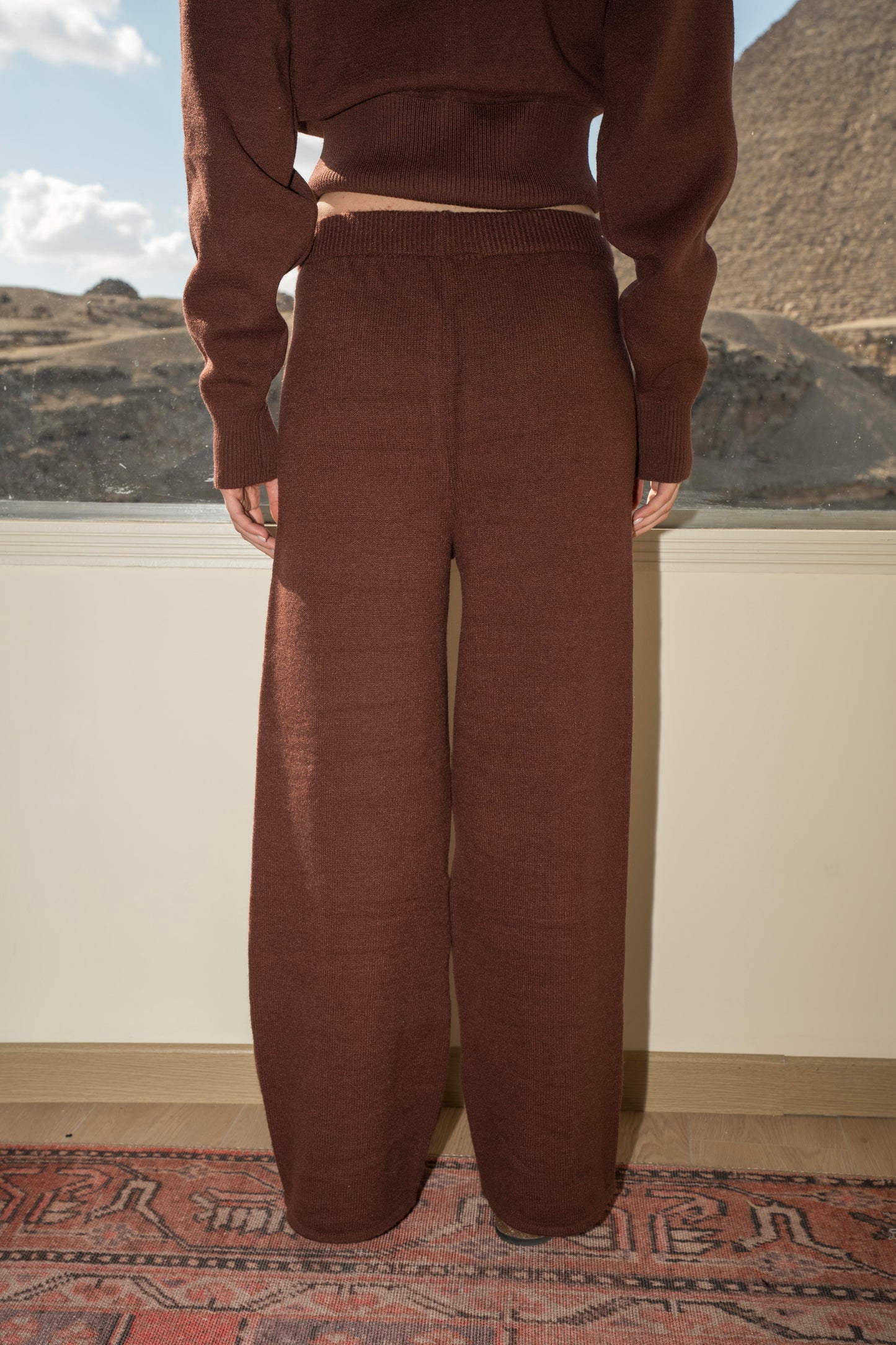 Cloudline knit pants in coco