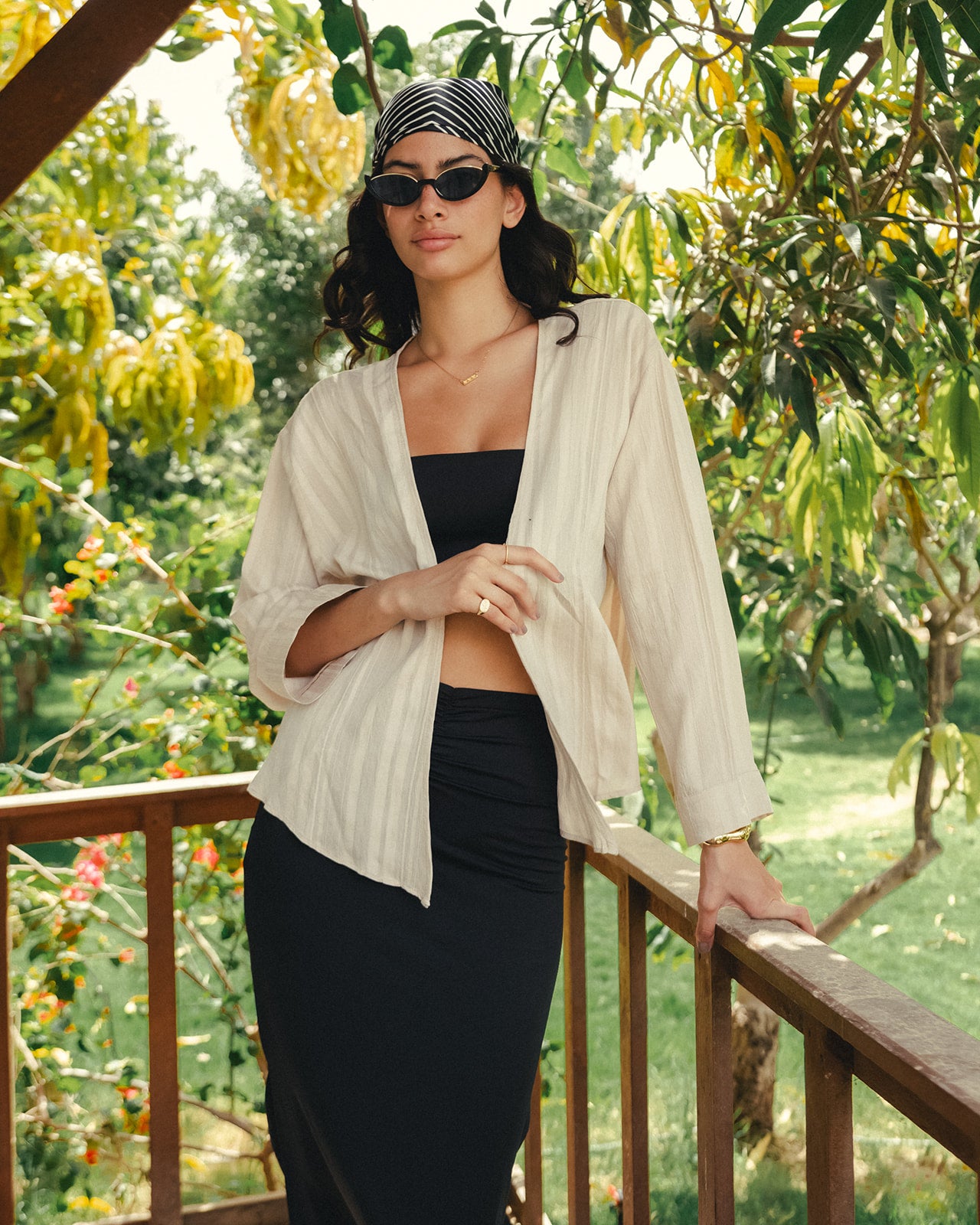 SUNSET KIMONO IN BEIGE