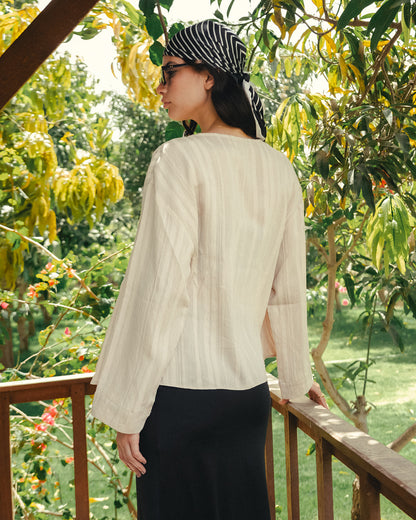 SUNSET KIMONO IN BEIGE