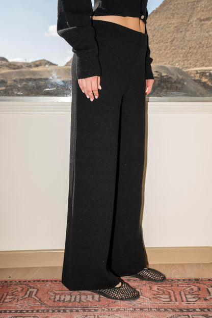 Cloudline knit pants in black