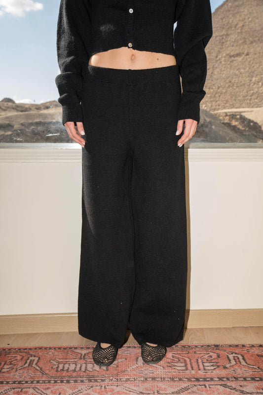 Cloudline knit pants in black